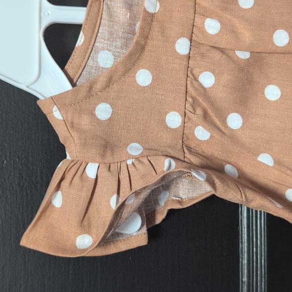 NWT Carter's baby girls size 12 months 2 piece neutral summer outfit - Picture 2 of 4